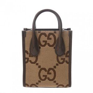 GUCCI Jumbo GG Mini Tote Bag 2WAY beige 699406 hand bag
